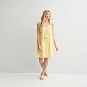 【送料無料】 クロフト&バロー レディース ナイトウェア アンダーウェア Petite Croft & Barrow Cotton Sleep Gown Two...