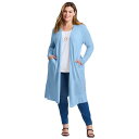 【送料無料】 アベニュー レディース ニット・セーター アウター Avenue Women's Plus Size Raglan Sleeve Duster C...