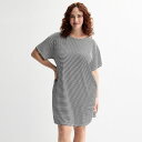 【送料無料】 ソノマ レディース ナイトウェア アンダーウェア Plus Size Sonoma Goods For Life Knit Sleep Shirt...