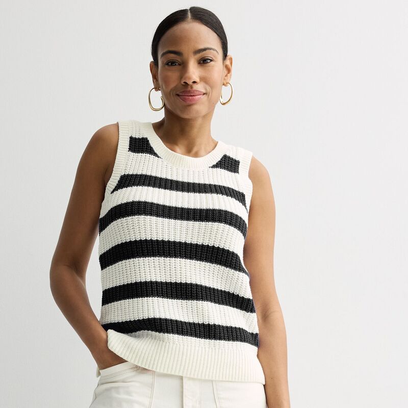 ソノマ レディース アウター ニット・セーター Women'sonoma Goods For Life Breezy Sweater Tank Top ..
