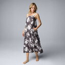 【送料無料】 ヴェラウォン レディース ナイトウェア アンダーウェア Women's Simply Vera Vera Wang Woven Maxi Chem...
