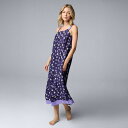 【送料無料】 ヴェラウォン レディース ナイトウェア アンダーウェア Women's Simply Vera Vera Wang Woven Maxi Chem...