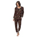 【送料無料】 クドルドッズ レディース ナイトウェア アンダーウェア Petite Cuddl Duds Cozy Long Sleeve Henley Paj...