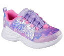 【送料無料】 スケッチャーズ レディース スニーカー シューズ Skechers Dream Racer Wing Brites Girls' Light-Up Shoes Lavender Pink(4)