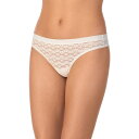 【送料無料】 エスオー レディース パンツ アンダーウェア Juniors' SO Daisy Lace Thong Panty SO70002 White