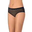 【送料無料】 エスオー レディース パンツ アンダーウェア Juniors' SO Daisy Lace Hipster Panty SO74002 Black