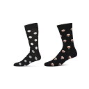 【送料無料】 メモイ メンズ 靴下 アンダーウェア Men's 2 Pair Pack Cashmere Novelty Crew Socks Black Bl...