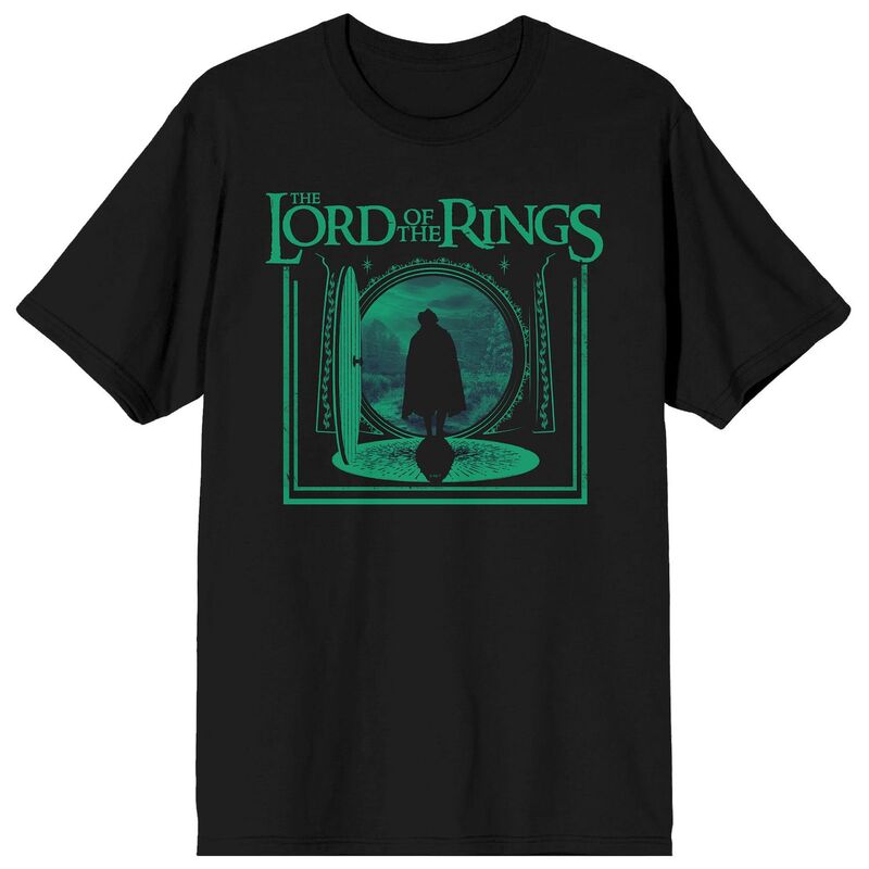 アニメキャラクター メンズ トップス Tシャツ ロゴ グラフィック Licensed Character Men's Lord Of The Rings Hobbit & Logo Graphic Tee Black ブラック(4)