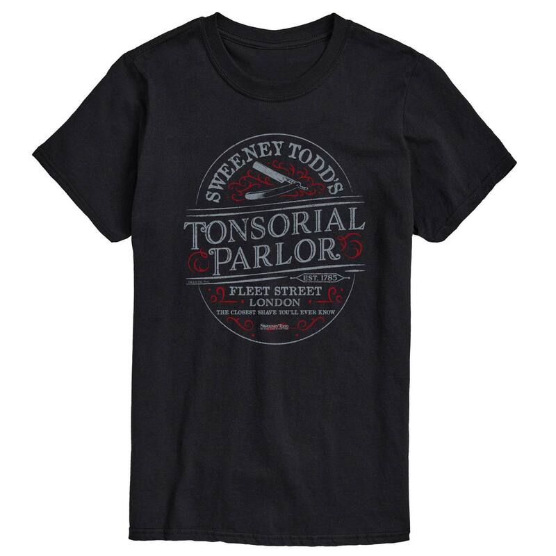 ReVida ŷԾŹ㤨֥˥ᥭ饯  ȥåץ T ȡ եå Licensed Character Big & Tall Sweeney Todd Tonsorial Parlor Fleet Street London Graphic Tee Black ֥åפβǤʤ6,480ߤˤʤޤ