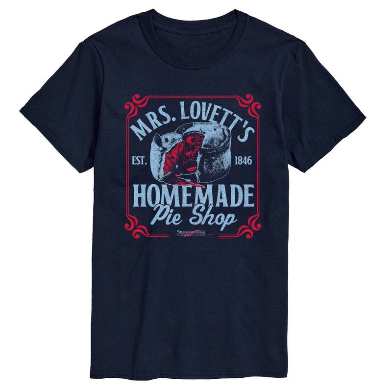 ReVida ŷԾŹ㤨֥˥ᥭ饯  ȥåץ T եå Licensed Character Men'sweeney Todd Mrs. Lovetts Homemade Pie Shop Graphic Tee Navy ͥӡפβǤʤ6,480ߤˤʤޤ
