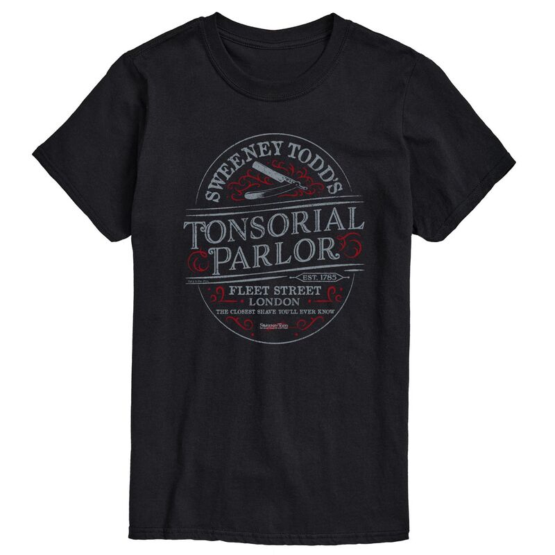 ReVida ŷԾŹ㤨֥˥ᥭ饯  ȥåץ T եå Licensed Character Men'sweeney Todd Tonsorial Parlor Fleet Street London Graphic Tee Black ֥åפβǤʤ6,480ߤˤʤޤ