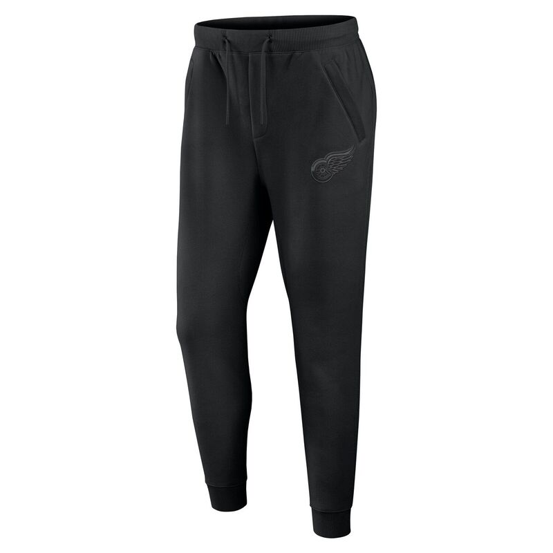 【送料無料】 ファナティクス メンズ カジュアルパンツ ボトムス Men's Fanatics Black Detroit Red Wings Authentic Pro Road Fleece Sweatpants Rdw Black