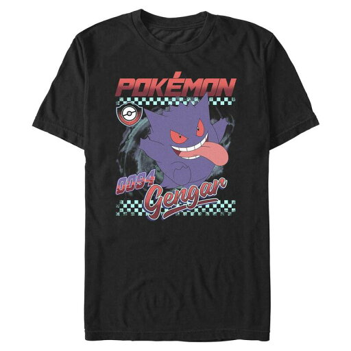 【送料無料】 ライセンス キャラクター メンズ Tシャツ トップス Big & Tall Pokmon Gengar 94 Graphic Tee Black 【送料無料】 ライセンス キャラクター メンズ Tシャツ トップス Big & Tall Pokmon Gengar 94 Graphic Tee Black