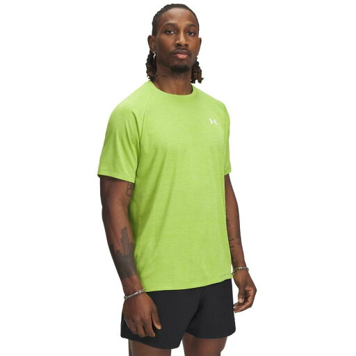 【送料無料】 アンダーアーマー メンズ Tシャツ トップス Men's Under Armour Tech Textured Short Sleeve Tee Green Vibe 【送料無料】 アンダーアーマー メンズ Tシャツ トップス Men's Under Armour Tech Textured Short Sleeve Tee Green Vibe