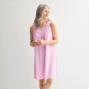 【送料無料】 クロフト&バロー レディース ナイトウェア アンダーウェア Women's Croft & Barrow Knit Sleeveless Slee...