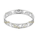 【送料無料】 アンブランデッド レディース ブレスレット・バングル・アンクレット アクセサリー 18k Gold Over Silver and Sterlin...