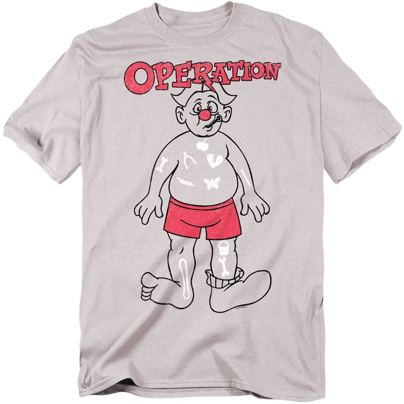 アニメキャラクター メンズ トップス Tシャツ トール グラフィック Licensed Character Big & Tall Operation Graphic Tee Silver シルバー