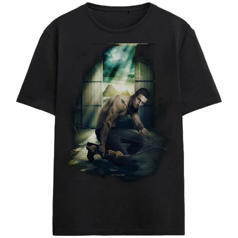 楽天ReVida 楽天市場店【送料無料】 ライセンス キャラクター メンズ Tシャツ トップス Men's Arrow TV Warrior At The Ready Graphic Tee Black