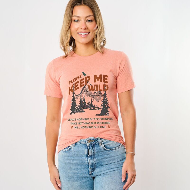 Simply Sage Market レディース トップス Tシャツ Simply Sage Market Please Keep Me Wild Short Sleeve Tee Sunset セージ