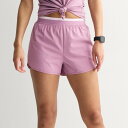 【送料無料】 Tek Gear レディース ハーフパンツ・ショーツ ボトムス Women's Tek Gear Layered High Rise 3-in. Shorts Grape Shade|詳細画像