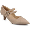 【送料無料】 ジャーニー レディース パンプス シューズ Journee Carnation Medium and Wide Width Women's Kit...
