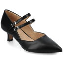 【送料無料】 ジャーニー レディース パンプス シューズ Journee Carnation Medium and Wide Width Women's Kit...