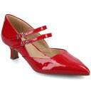 【送料無料】 ジャーニー レディース パンプス シューズ Journee Carnation Medium and Wide Width Women's Kit...