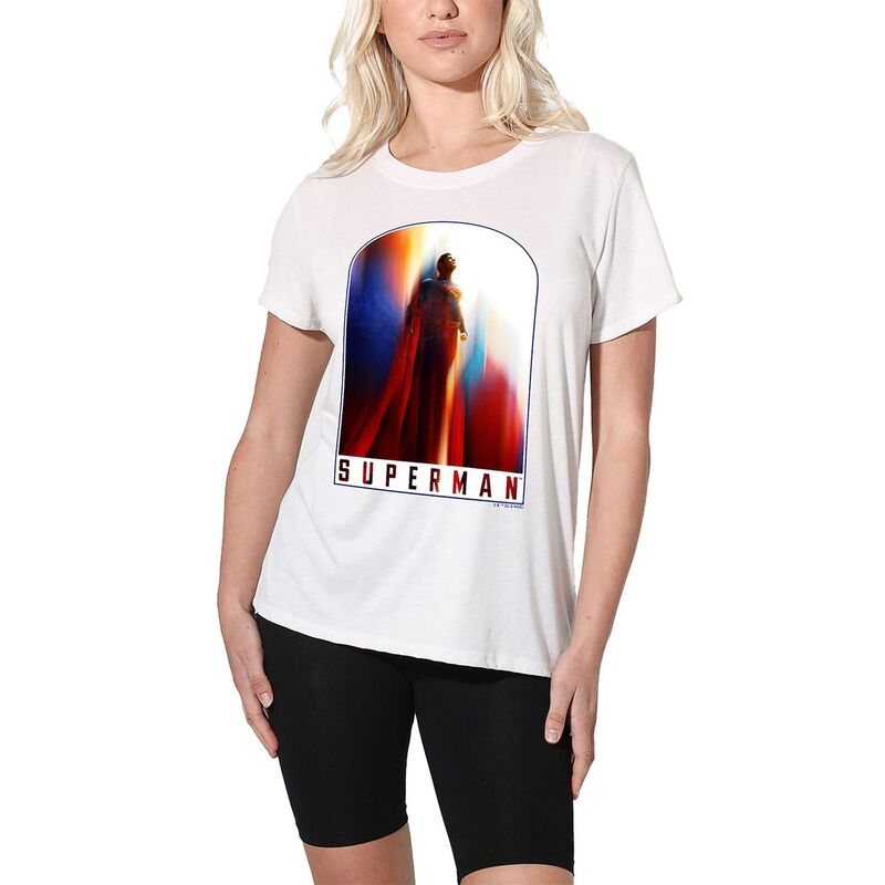ReVida ŷԾŹ㤨̵֡ 饤 饯 ǥ T ȥåץ Women's DC Comics Superman Look Up Poster Graphic Tee WhiteפβǤʤ7,480ߤˤʤޤ