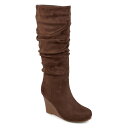 【送料無料】 ジュルネ コレクション レディース ブーツ・レインブーツ シューズ Journee Collection Haze Women's Tall Bo...