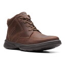 【送料無料】 クラークス メンズ ブーツ・レインブーツ シューズ ClarksR Bradley Men's Leather Ankle Boots Brown(4)