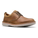 【送料無料】 クラークス メンズ オックスフォード シューズ ClarksR Eastford Low Men's Leather Shoes Light Br...