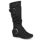 【送料無料】 ジュルネ コレクション レディース ブーツ・レインブーツ シューズ Journee Collection Jester Women's Knee-...
