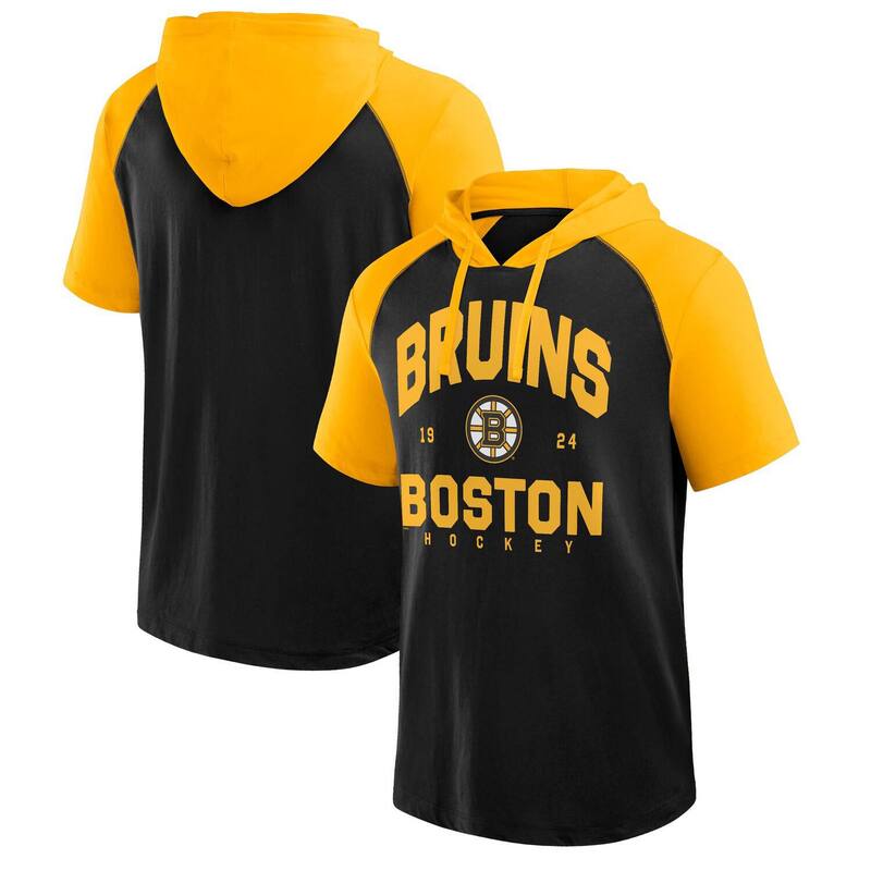 ReVida ŷԾŹ㤨֥֥ǥå  ȥåץ T  ѡ Unbranded Men's Logo Athletic Black Boston Bruins Prime Raglan Short Sleeve Pullover Hoodie Bsblack ֥åפβǤʤ12,480ߤˤʤޤ