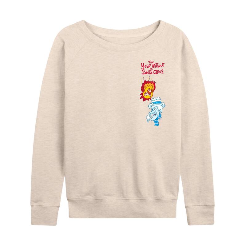 【送料無料】 ライセンス キャラクター レディース Tシャツ トップス Women's The Year Without A Santa Claus Heat Miser & Snow Mise..