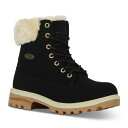 【送料無料】 ラグズ レディース ブーツ・レインブーツ シューズ Lugz Empire Hi Faux-Fur Women's Water-Resistant Boots Black Cream(4)