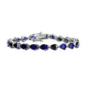 【送料無料】 アンブランデッド レディース ブレスレット・バングル・アンクレット アクセサリー Sterling Silver Cubic Zirconia T...