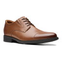 【送料無料】 クラークス メンズ オックスフォード シューズ ClarksR Whiddon Cap Men's Leather Dress Shoes Dar...