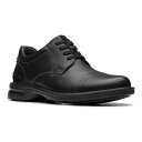 【送料無料】 クラークス メンズ オックスフォード シューズ ClarksR Gessler Cap Men's Leather Shoes Black Tum...