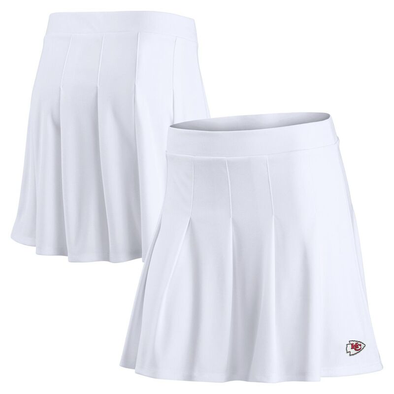 【送料無料】 ファナティクス レディース スカート ボトムス Women's Fanatics White Kansas City Chiefs Primary Logo Tennis Skort Chf White(4)