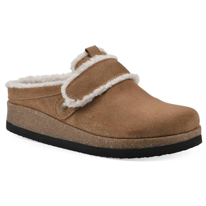 【送料無料】 ホワイトマウンテン レディース サンダル シューズ White Mountain Baylen Women's Faux Fur Lined Slip-On Clogs Chestnut Faux Fur