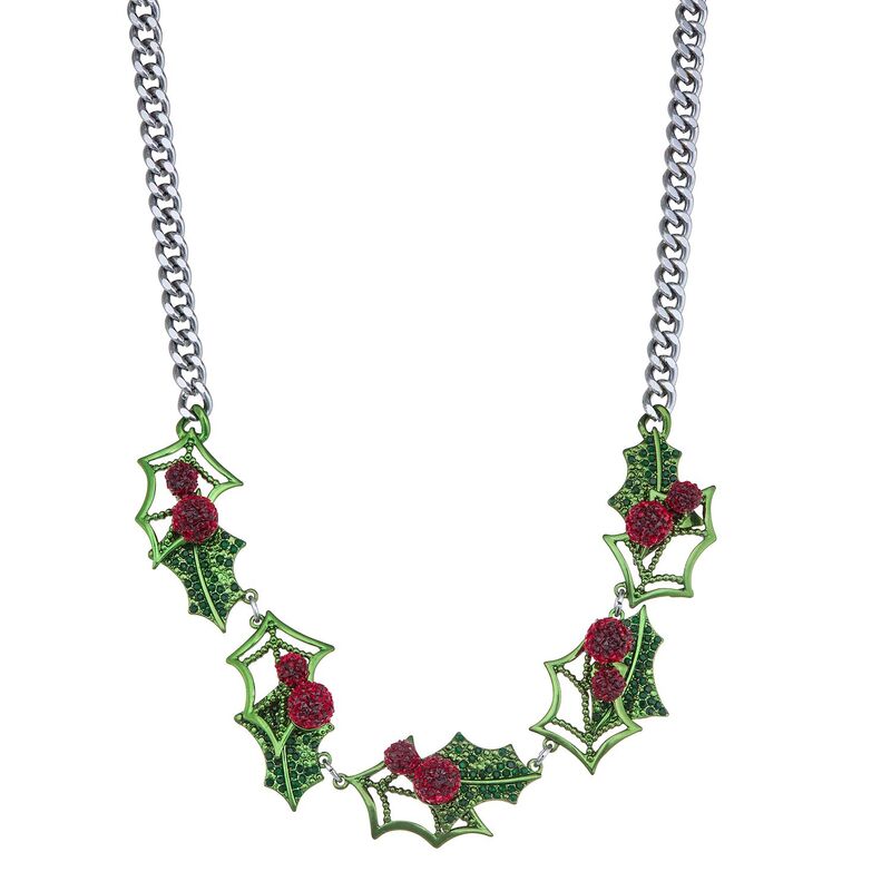 【送料無料】 ヴェラウォン レディース ネックレス・チョーカー・ペンダントトップ アクセサリー Simply Vera Vera Wang Silver Tone Mistletoe Frontal Necklace Multi