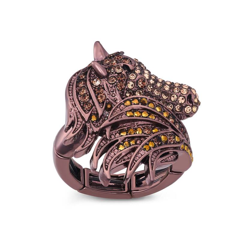 【送料無料】 ヴェラウォン レディース リング アクセサリー Simply Vera Vera Wang Stretch Horse Ring Red
