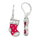 【送料無料】 ネーピア レディース ピアス・イヤリング アクセサリー Napier Holiday Adorn Stockings Drop Earrings Red