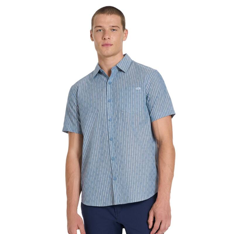 ハーレー メンズ トップス Tシャツ ダウン Men's Hurley Short Sleeve Button-Down Shirt Diffused Blue ブルー