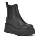 【送料無料】 ナインウェスト レディース ブーツ・レインブーツ シューズ Nine West George Women's Platform Chelsea B...