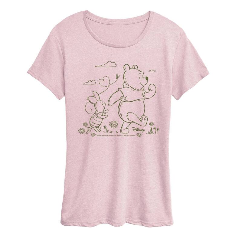 ReVida ŷԾŹ㤨֥ǥˡ ǥ ȥåץ T եå Disney's Winnie The Pooh Women'stroll Graphic Tee Heather Pink إפβǤʤ7,980ߤˤʤޤ
