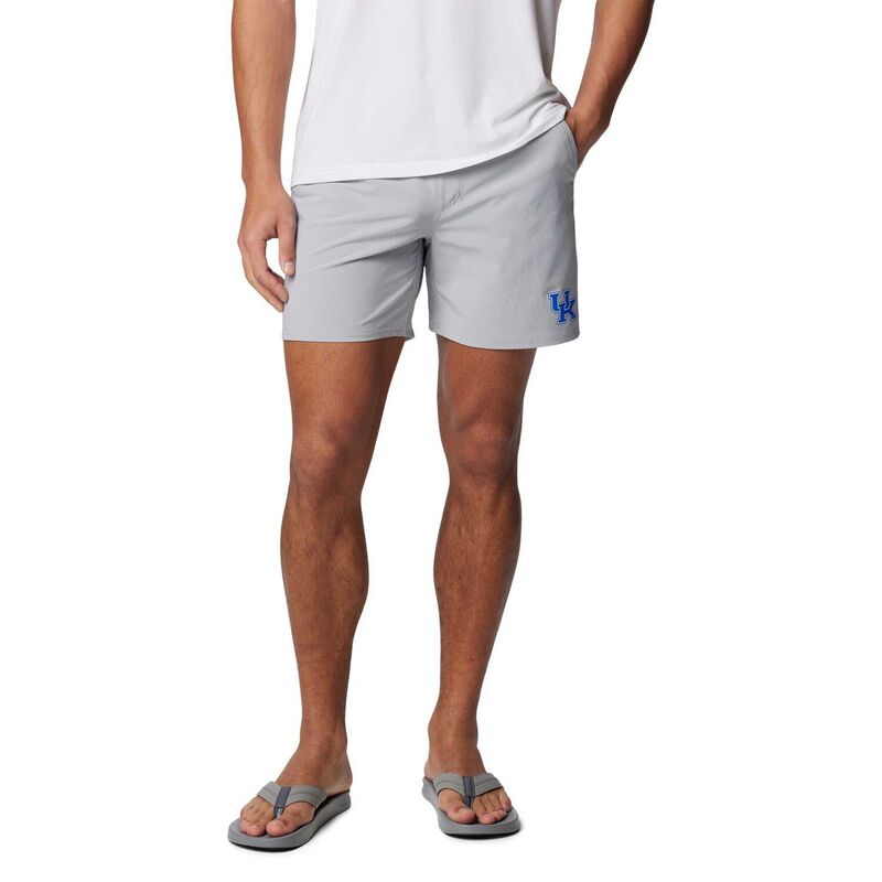【送料無料】 コロンビア メンズ ハーフパンツ・ショーツ ボトムス Men's Columbia Gray Kentucky Wildcats PFG Terminal Roamer Omni-Shade Stretch Shorts Ken Grey