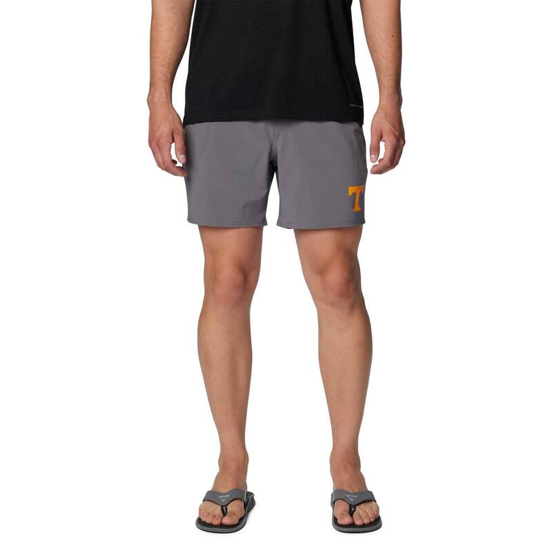 【送料無料】 コロンビア メンズ ハーフパンツ・ショーツ ボトムス Men's Columbia Gray Tennessee Volunteers PFG Terminal Roamer Omni-Shade Stretch Shorts Ten Grey