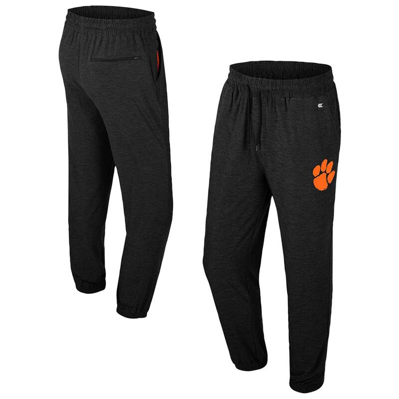 【送料無料】 コロシアム メンズ カジュアルパンツ ボトムス Men's Colosseum Black Clemson Tigers Revolution Jogger Pants Clm Black