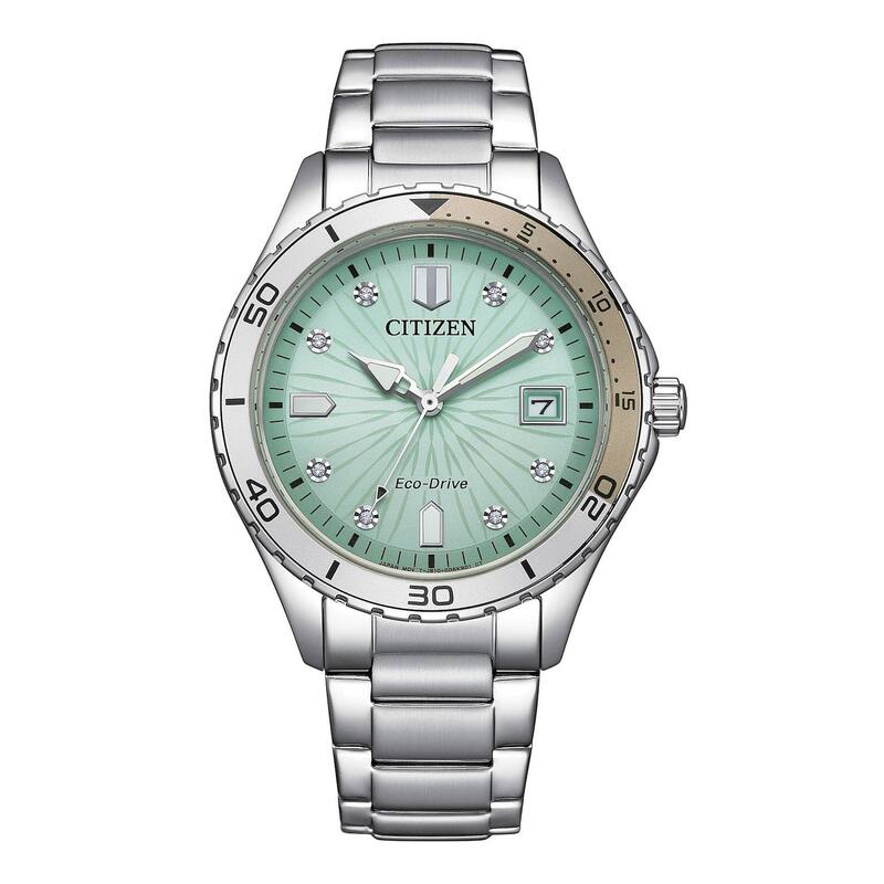 【送料無料】 シチズン レディース 腕時計 アクセサリー Citizen Eco-Drive Women's Marine Lady Stainless Steel Crystal Accent Dial Watch - FE6170-88L Blue